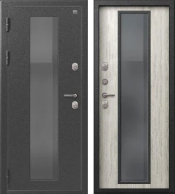 Дверь Термо-1000 Серебро антик - Полярный дуб