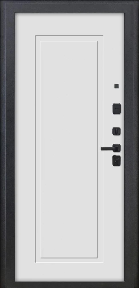 Входная дверь ДвериПРО Модель 3КЛ-1009 ФЛ-25 Веллуто бьянко DPRO226539 внутренняя сторона